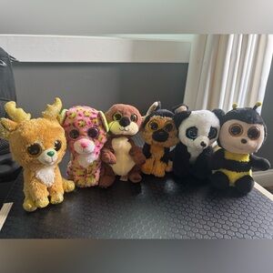 Set of 6 Ty Beanie Boos